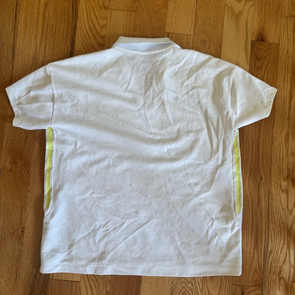 adidas White Golf Polo Shirt - Picture 6 of 6